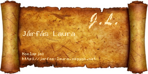 Járfás Laura névjegykártya